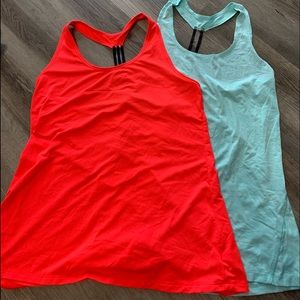 2 racer back old navy active athletic shirts
